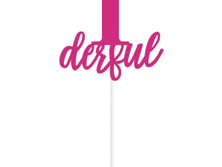 Pink Dots  1derful  Baby Shower Cake Topper Sale