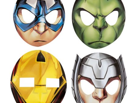 Avengers Assemble Party Masks, 8ct For Sale