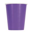 Neon Purple Solid 9oz Paper Cups, 14ct Sale