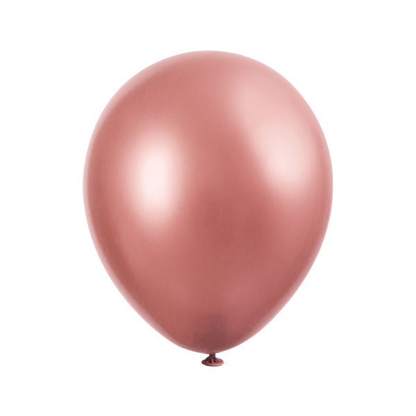 Rose Gold Platinum 11  Latex Balloons, 6ct For Cheap