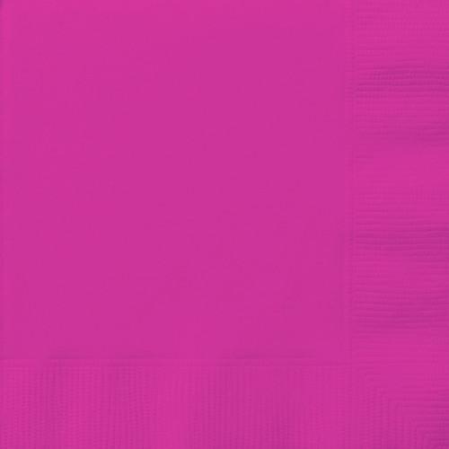 Neon Pink Solid Luncheon Napkins, 20ct Online