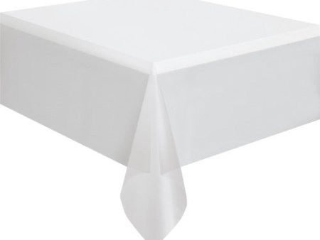 Clear Solid Rectangular Plastic Table Cover, 54 x108  Discount