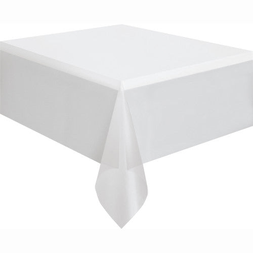 Clear Solid Rectangular Plastic Table Cover, 54 x108  Discount