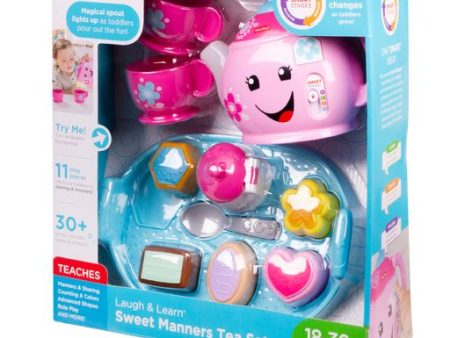 Fisher-Price Laugh & Learn Sweet Manners Tea Set with Lights & Sounds (2) For Sale