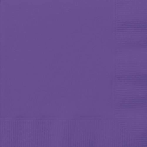 Neon Purple Solid Luncheon Napkins, 20ct For Discount