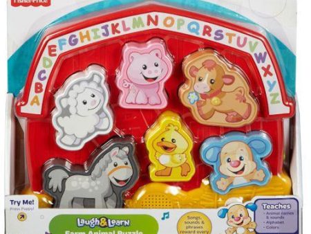 Fisher-Price Laugh & Learn Farm Animal Puzzle (4) For Cheap