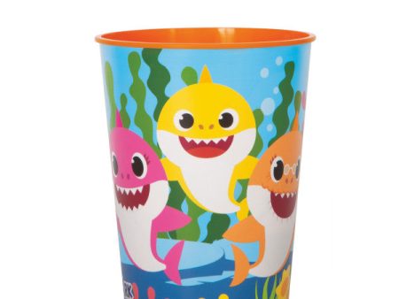 Baby Shark 16oz Plastic Stadium Cup For Sale