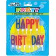 Happy Birthday Letter Candles in Holders Hot on Sale